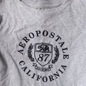 Aeropostale Gray Juniors' California Graphic Tee